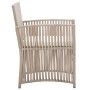 Gartensofas mit Kissen, 2 Stück, aus synthetischem Rattan in Beige. von , Gartenstühle - Ref: Foro24-363408, Preis: 151,17 €,...