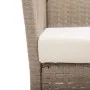 Gartensofas mit Kissen, 2 Stück, aus synthetischem Rattan in Beige. von , Gartenstühle - Ref: Foro24-363408, Preis: 148,79 €,...