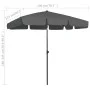 Sombrilla de playa gris antracita 200x125 cm de vidaXL, Sombrillas - Ref: Foro24-314729, Precio: 40,39 €, Descuento: %