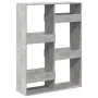 Separador de ambientes madera gris hormigón 100x33x135 cm de , Librerías y estanterías - Ref: Foro24-3309558, Precio: 91,23 €...