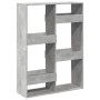 Separador de ambientes madera gris hormigón 100x33x135 cm by , Bookcases and shelves - Ref: Foro24-3309558, Price: 92,32 €, D...
