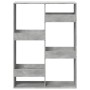Separador de ambientes madera gris hormigón 100x33x135 cm by , Bookcases and shelves - Ref: Foro24-3309558, Price: 92,32 €, D...