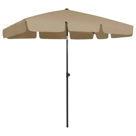 Beach umbrella taupe 200x125 cm by vidaXL, Umbrellas - Ref: Foro24-314730, Price: 45,56 €, Discount: %