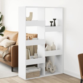 Separador de ambientes madera ingeniería blanco 100x33x155,5 cm by , Bookcases and shelves - Ref: Foro24-3309564, Price: 110,...