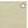 Balkonmarkise Oxford Stoff creme 75x300 cm von vidaXL, Sonnenschirme - Ref: Foro24-134948, Preis: 18,46 €, Rabatt: %