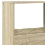 Separador de ambientes madera roble Sonoma 100x33x155,5 cm de , Librerías y estanterías - Ref: Foro24-3309566, Precio: 106,20...
