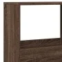 Separador de ambientes madera marrón roble 100x33x155,5 cm de , Librerías y estanterías - Ref: Foro24-3309570, Precio: 109,05...
