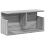 Mueble de pared madera de ingeniería gris Sonoma 60x20x30 cm de , Estantes y estanterías - Ref: Foro24-854828, Precio: 27,59 ...