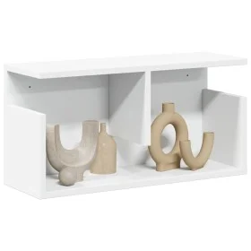 Wandregal aus weißem Ingenieurholz 60x20x30 cm von , Regale und Regale - Ref: Foro24-854823, Preis: 31,16 €, Rabatt: %