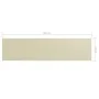 Balcony awning in cream Oxford fabric 75x300 cm by vidaXL, Umbrellas - Ref: Foro24-134948, Price: 18,08 €, Discount: %