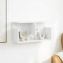 Mueble de pared madera de ingeniería blanco 60x20x30 cm by , Shelves and shelves - Ref: Foro24-854823, Price: 31,65 €, Discou...