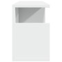 Mueble de pared madera de ingeniería blanco 60x20x30 cm by , Shelves and shelves - Ref: Foro24-854823, Price: 31,65 €, Discou...