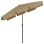 Beach umbrella taupe 200x125 cm by vidaXL, Umbrellas - Ref: Foro24-314730, Price: 45,56 €, Discount: %