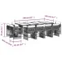 Garden dining set with 13-piece synthetic rattan cushions in gray. by , Garden sets - Ref: Foro24-3211760, Price: 858,43 €, D...