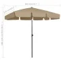 Beach umbrella taupe 200x125 cm by vidaXL, Umbrellas - Ref: Foro24-314730, Price: 45,56 €, Discount: %