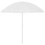 White Hawaii beach umbrella 300 cm by vidaXL, Umbrellas - Ref: Foro24-314702, Price: 85,06 €, Discount: %