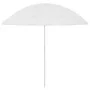 White Hawaii beach umbrella 300 cm by vidaXL, Umbrellas - Ref: Foro24-314702, Price: 77,80 €, Discount: %