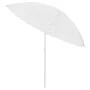 White Hawaii beach umbrella 300 cm by vidaXL, Umbrellas - Ref: Foro24-314702, Price: 77,80 €, Discount: %