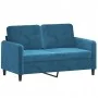 Dreiteiliges Samtsofa-Set in Blau. von , Sofas - Ref: Foro24-3202033, Preis: 585,08 €, Rabatt: %
