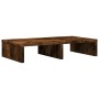 Soporte de pantalla madera ingeniería roble ahumado 50x27x10 cm by , Computer bases and risers - Ref: Foro24-854647, Price: 1...