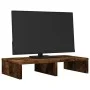 Soporte de pantalla madera ingeniería roble ahumado 50x27x10 cm by , Computer bases and risers - Ref: Foro24-854647, Price: 1...