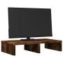 Soporte de pantalla madera ingeniería roble ahumado 50x27x10 cm by , Computer bases and risers - Ref: Foro24-854647, Price: 1...