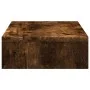 Soporte de pantalla madera ingeniería roble ahumado 50x27x10 cm by , Computer bases and risers - Ref: Foro24-854647, Price: 1...