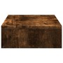 Soporte de pantalla madera ingeniería roble ahumado 50x27x10 cm by , Computer bases and risers - Ref: Foro24-854647, Price: 1...