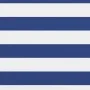 Balkonmarkise Oxford Stoff weiß und blau 120x300 cm von vidaXL, Sonnenschirme - Ref: Foro24-134920, Preis: 19,48 €, Rabatt: %