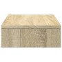 Soporte de pantalla madera ingeniería roble Sonoma 50x27x10 cm by , Computer bases and risers - Ref: Foro24-854645, Price: 18...