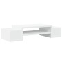 Soporte de pantalla con almacenaje madera blanco 70x27x15 cm by , Computer bases and risers - Ref: Foro24-854679, Price: 28,2...