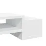 Soporte de pantalla con almacenaje madera blanco 70x27x15 cm by , Computer bases and risers - Ref: Foro24-854679, Price: 27,8...