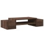 Bildschirmhalterung mit brauner Eichenlagerung 70x27x15 cm von , Computersockel und -erhöhungen - Ref: Foro24-854685, Preis: ...