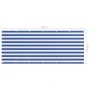 Balkonmarkise Oxford Stoff weiß und blau 120x300 cm von vidaXL, Sonnenschirme - Ref: Foro24-134920, Preis: 19,48 €, Rabatt: %