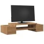 Bildschirmhalterung mit Eichenholz-Aufbewahrung 70x27x15 cm. von , Computersockel und -erhöhungen - Ref: Foro24-854687, Preis...