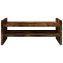 Soporte de pantalla madera ingeniería roble ahumado 50x27x20 cm by , Computer bases and risers - Ref: Foro24-854782, Price: 2...