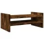 Soporte de pantalla madera ingeniería roble ahumado 50x27x20 cm by , Computer bases and risers - Ref: Foro24-854782, Price: 2...