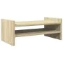 Soporte de pantalla madera ingeniería roble Sonoma 50x27x20 cm de , Bases y elevadores para ordenadores - Ref: Foro24-854780,...