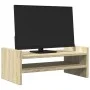 Soporte de pantalla madera ingeniería roble Sonoma 50x27x20 cm de , Bases y elevadores para ordenadores - Ref: Foro24-854780,...