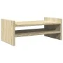 Soporte de pantalla madera ingeniería roble Sonoma 50x27x20 cm de , Bases y elevadores para ordenadores - Ref: Foro24-854780,...