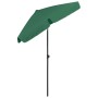 Green beach umbrella 180x120 cm by vidaXL, Umbrellas - Ref: Foro24-314720, Price: 41,58 €, Discount: %