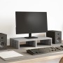 Soporte de pantalla madera ingeniería gris Sonoma 50x27x10 cm by , Computer bases and risers - Ref: Foro24-854648, Price: 18,...