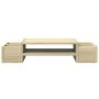 Soporte de pantalla con almacenaje roble Sonoma 70x27x15 cm by , Computer bases and risers - Ref: Foro24-854681, Price: 30,86...