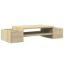 Soporte de pantalla con almacenaje roble Sonoma 70x27x15 cm von , Computersockel und -erhöhungen - Ref: Foro24-854681, Preis:...