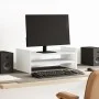 Soporte de pantalla madera ingeniería blanco 50x27x20 cm by , Computer bases and risers - Ref: Foro24-854778, Price: 24,19 €,...