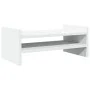 Soporte de pantalla madera ingeniería blanco 50x27x20 cm by , Computer bases and risers - Ref: Foro24-854778, Price: 24,19 €,...