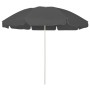 Sombrilla de playa gris antracita 240 cm de vidaXL, Sombrillas - Ref: Foro24-314714, Precio: 26,16 €, Descuento: %