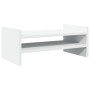 Soporte de pantalla madera ingeniería blanco 50x27x20 cm von , Computersockel und -erhöhungen - Ref: Foro24-854778, Preis: 24...