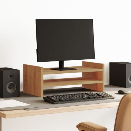 Soporte de pantalla madera ingeniería roble artisian 50x27x20cm by , Computer bases and risers - Ref: Foro24-854786, Price: 2...