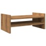 Soporte de pantalla madera ingeniería roble artisian 50x27x20cm by , Computer bases and risers - Ref: Foro24-854786, Price: 2...